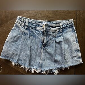 Urban Outfitters Blue Denim Skort